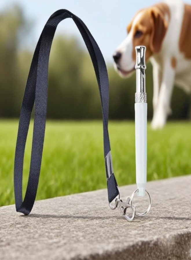 ZeriLion 2 Pack Dog Whistle for Barking Control & Recall Training - Adjustable Ultrasonic Silent Whistle with Lanyard for All Dogs, Professional Pet Whistle Neighbor Dog Solution & Deaf Pet Aid - Image 5
